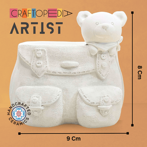 Craftopedia Lets Paint ceramic bag vase - Bear - CR12P