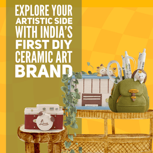 Craftopedia Lets Paint ceramic bag vase - Bear - CR12P