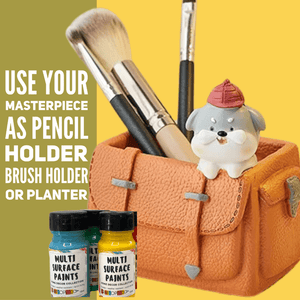 Craftopedia Lets Paint ceramic bag vase - Puppy - CR11P