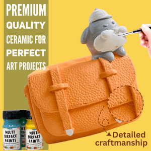 Craftopedia Lets Paint ceramic bag vase - Puppy - CR11P