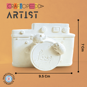 Craftopedia Paint Your Own Ceramic – Retro Camera - CR06P