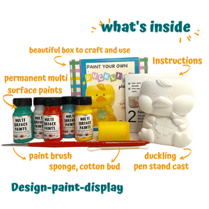 Craftopedia Paint Your Own Planter – Duckling - CR04P