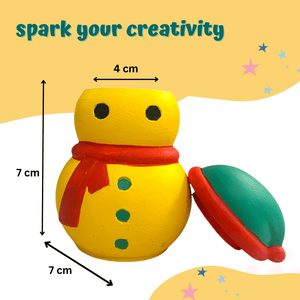 Craftopedia Paint Your Own Snowman Jar - CR10T