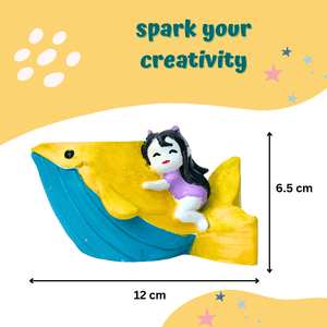 Craftopedia Paint Your Own Whale Planter | DIY Art and Craft Kit - CR02T