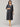 Crazy for Indigo Maternity and Nursing Anarkali Kurti - MEW-SK-BLENK-S