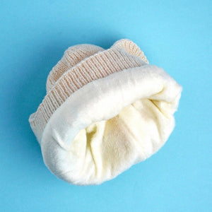 Cream 3d head and Tail Knitten woolen Winter Cap & Beanie, 3 - 10 Years - 3 - 10 Years Winter Wear