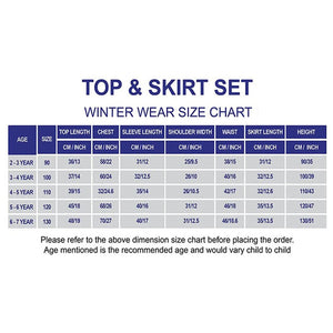 Cream Big Bunny Faux - fur Sweatshirt & Skirt, Winterwear 2Pcs set for Girls - 2 - 3 Years Kids Clothing