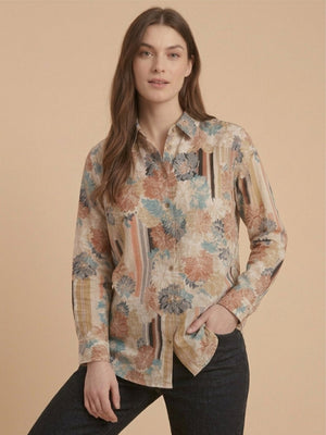 Cream Classic Maternity and Nursing Oversized Shirt - S Maternity and Nursing Tops