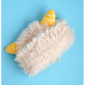 Cream Furry Monster 3d style Winter Cap/Beanie for Kids - Winter Wear