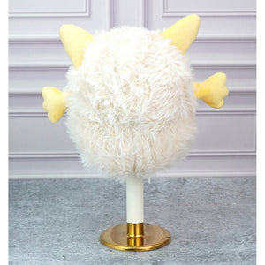 Cream Furry Monster 3d style Winter Cap/Beanie for Kids - Winter Wear