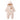 Cream Furry Teddy Full Sleeves Jumpsuit Hoodie Winter Romper for Tiny Toddlers - 3 - 6 Months Winter Wear