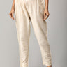 Cream Silk Maternity Pants - MBS - SK - CRMSL - S