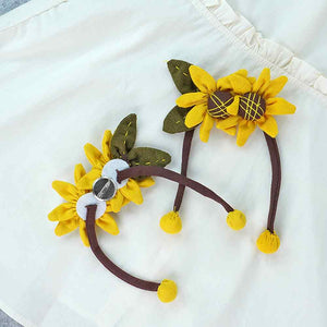 Cream Sunflower Style Smart Casual and Partywear for Girls - 3 - 4 Years Kids Clothing