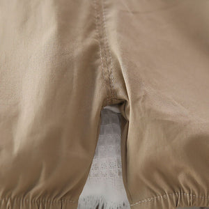 Cream Tee Brown Dungary Style 2Pcs Set For Toddlers And Kids - 1 - 2 Years Kids Clothing