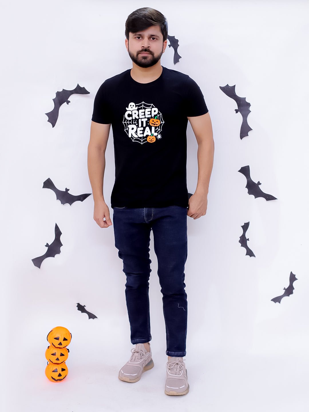 Creep It Real Family T-shirt - Combo of 3 T-shirts