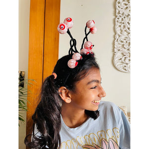 Creepy Eyeball with Long Tentacles themed Headband Halloween accessory - Little Surprise BoxCreepy Eyeball with Long Tentacles themed Headband Halloween accessory