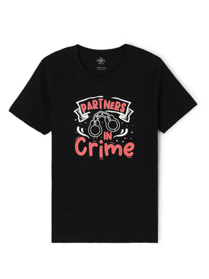 Crime Partners Matching Family T-shirt - Set of 3 - Twinning Combo