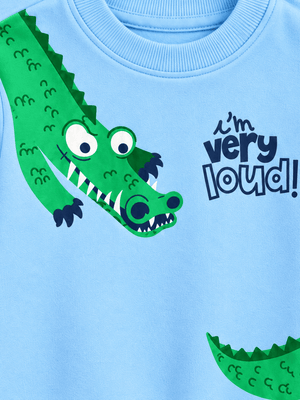 Croc Attack Kids Sweatshirt - 1-2 Years Kids Winter Sweatshirts