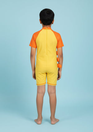 Croc Charm Boys Swimsuit - 1 - 2 Years Kids Swimwear