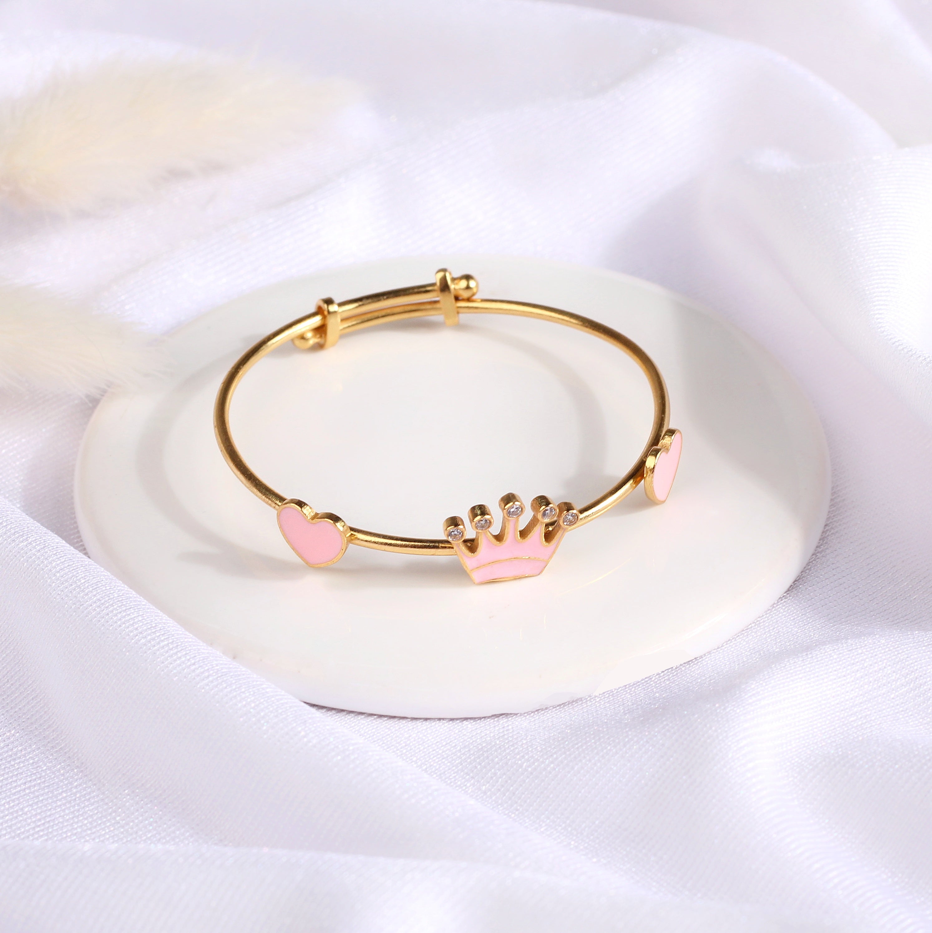 Elegante Kids Crown Bangle