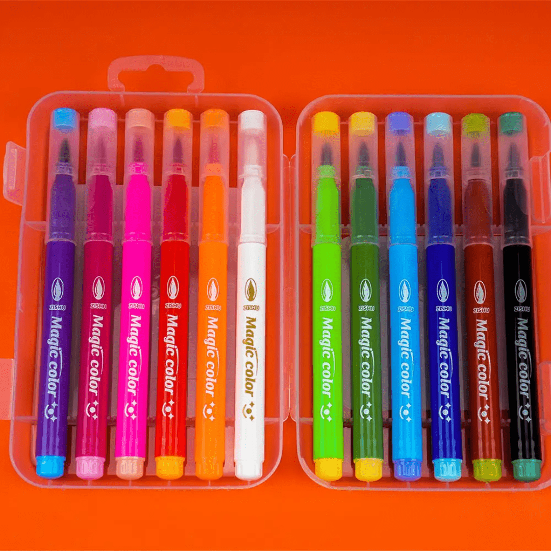 CuddleNest 12 Magic Color - Changing Felt Tip Markers - Magic Color_12pc_15*10*3