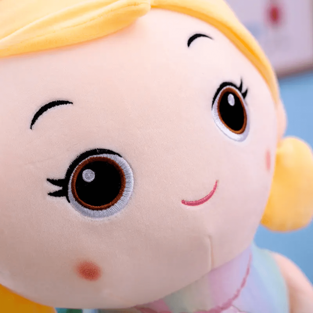 CuddleNest Adorable Mermaid Doll 30 cm soft toy - Mermaid_Doll_Purple_30*15*10