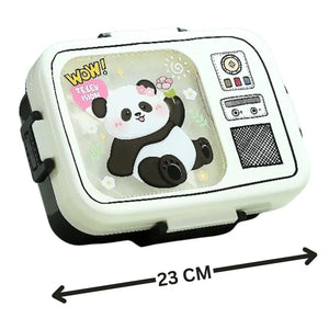 CuddleNest Blue Astronaut Bento Lunch Box for Kids – Airtight, Leakproof, Includes Spoon & Sauce Container