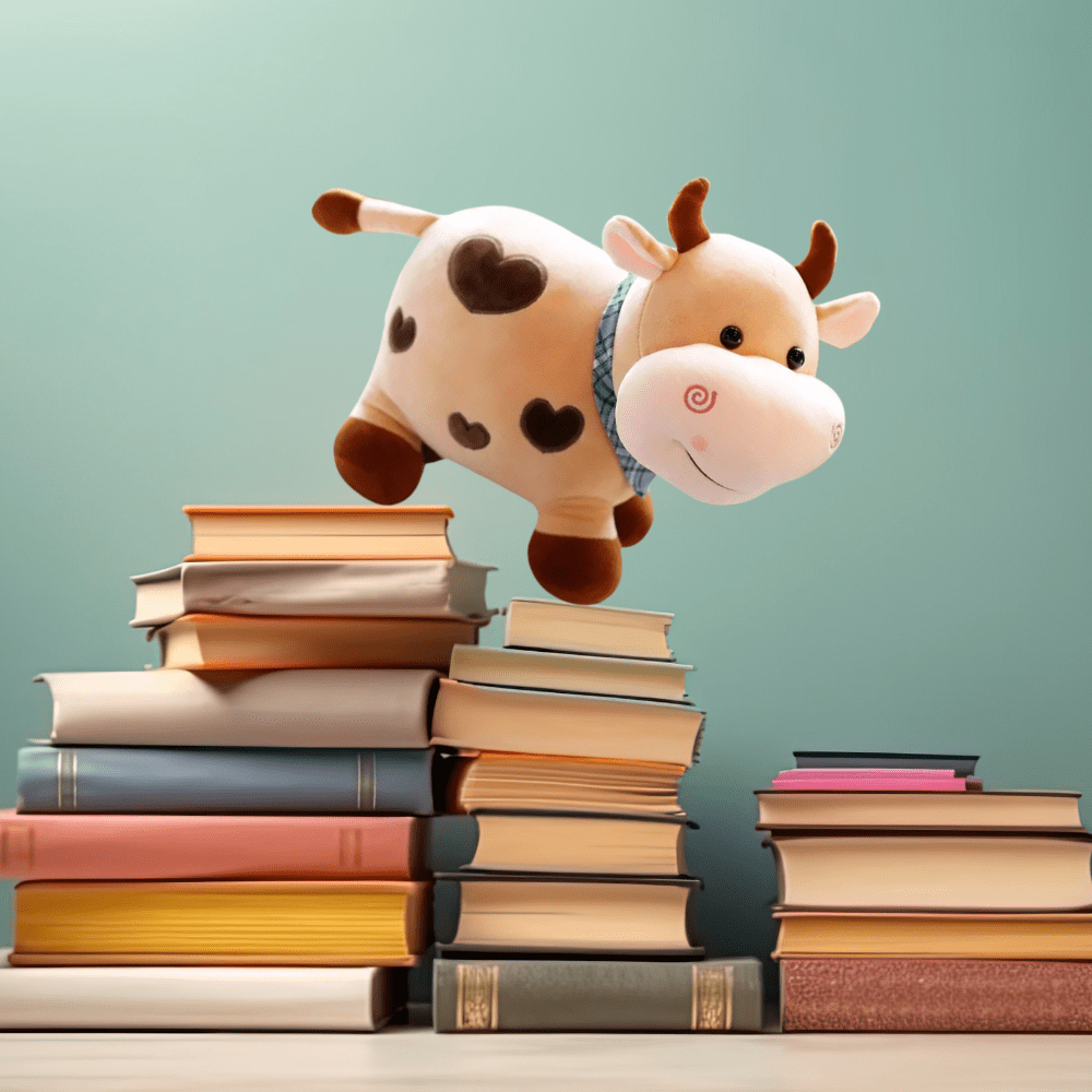 CuddleNest Cow Soft Toy for kids - Cow_35_Brown
