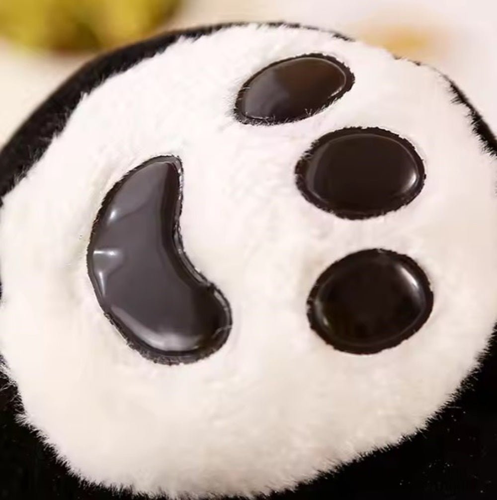 CuddleNest Cuddly Panda Mom and Baby Plush Toy Set – Soft Hugging Stuffed Animals with Bamboo Accent - Panda With Baby Panda & Leaf_White_38*22*18