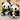 CuddleNest Cuddly Panda Mom and Baby Plush Toy Set – Soft Hugging Stuffed Animals with Bamboo Accent - Panda With Baby Panda & Leaf_White_38*22*18
