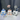 CuddleNest Cute Astronaut LED Desk Lamp – Flexible Gooseneck, USB Rechargeable & Pencil Sharpener - Mini Lamp_Rocket_Blue_13*9*9
