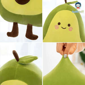 CuddleNest Cute Avocado Teddy Bear Plush Soft toy, Lovable, Huggable toy | Birthday Gifts - 40 cm - Avo_40_Green