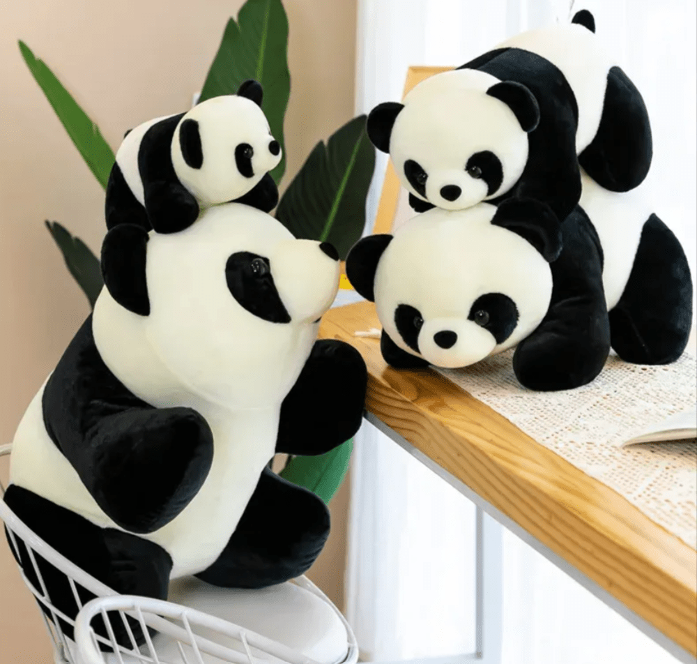 CuddleNest Cute Panda Soft Toy | Adorable Plush Soft Toy for Kids | Cute Stuffed Toy Home Decor (Lying Panda) - Lying_Panda_25*15*10