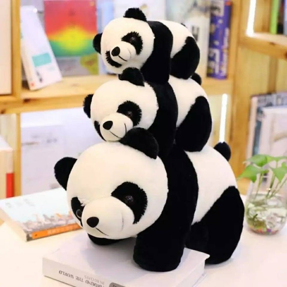 CuddleNest Cute Panda Soft Toy | Adorable Plush Soft Toy for Kids | Cute Stuffed Toy Home Decor (Lying Panda) - Lying_Panda_25*15*10