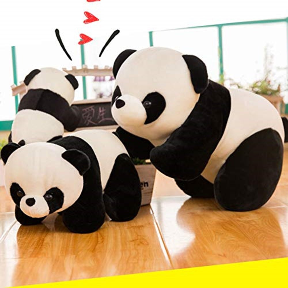 CuddleNest Cute Panda Soft Toy | Adorable Plush Soft Toy for Kids | Cute Stuffed Toy Home Decor (Lying Panda) - Lying_Panda_25*15*10
