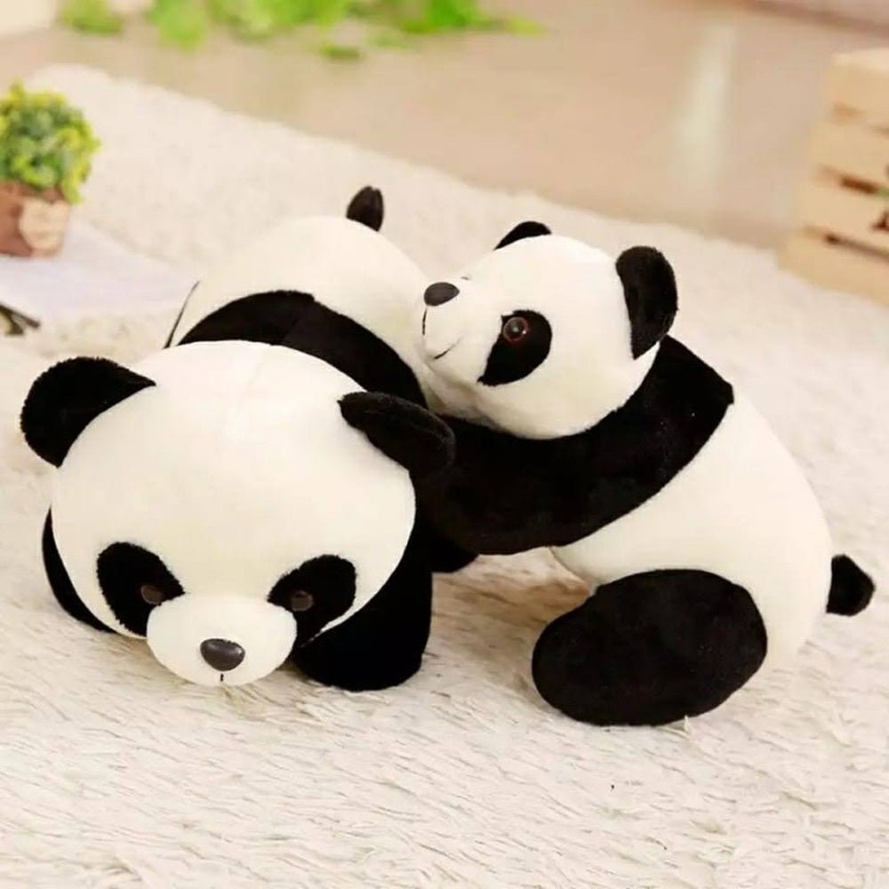 CuddleNest Cute Panda Soft Toy | Adorable Plush Soft Toy for Kids | Cute Stuffed Toy Home Decor (Lying Panda) - Lying_Panda_25*15*10