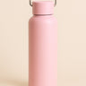 CuddleNest Eco Stainless Steel Water Bottle | Leak - Proof Bottle with Bamboo Top - Water Bottle_Brown Box_Pink