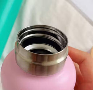 CuddleNest Eco Stainless Steel Water Bottle | Leak - Proof Bottle with Bamboo Top - Water Bottle_Brown Box_Green
