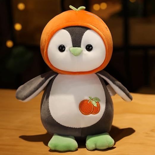 CuddleNest Fruit Penguin Soft Toy | Adorable Plush Toy for Kids