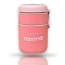 CuddleNest Insulated Stainless Steel Soup Cup Lunch Box | Leakproof 2 Compartment Food Jar with Spoon - Soup Cup_6720_2 Com_Pink