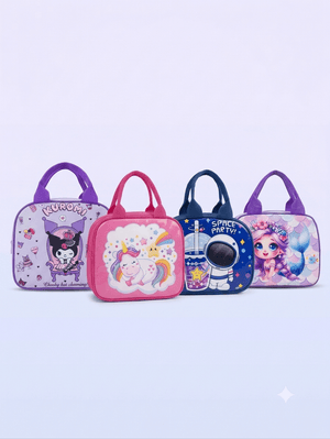 CuddleNest Kids Kuromi Insulated Lunch Bag with Zipper Pocket 5L - Insulated lunch bag