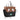 CuddleNest Kids Lunch Tote – Dual Colour, Insulated, Waterproof Food Storage Bag with Adorable Animal Prints for Girls & Boys (Brown & Black) - Lunch Box Bag_Brown_Cat_40*26*14