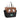 CuddleNest Kids Lunch Tote – Dual Colour, Insulated, Waterproof Food Storage Bag with Adorable Animal Prints for Girls & Boys (Brown & Black) - Lunch Box Bag_Brown_Cat_40*26*14