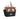 CuddleNest Kids Lunch Tote – Dual Colour, Insulated, Waterproof Food Storage Bag with Adorable Animal Prints for Girls & Boys (Brown & Black) - Lunch Box Bag_Brown_Cat_40*26*14