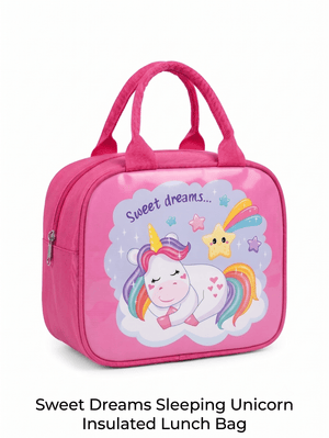 CuddleNest Kids Unicorn Insulated Lunch Bag with Zipper Pocket 5L - Insulated lunch bag