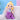 CuddleNest Mermaid Doll Soft Toy 30 cm - Purple - Soft Toys