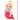 CuddleNest Mermaid Doll Soft Toy 30 cm - Red - Soft Toys
