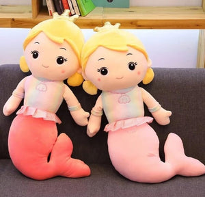 CuddleNest Mermaid Doll Soft Toy 30 cm | The Mom Store - Pink Soft Toy
