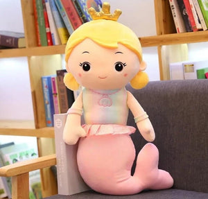CuddleNest Mermaid Doll Soft Toy 30 cm | The Mom Store - Purple Soft Toy