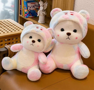 CuddleNest Pastel Rainbow Teddy Bear 28 cm | The Mom Store - Soft Toy